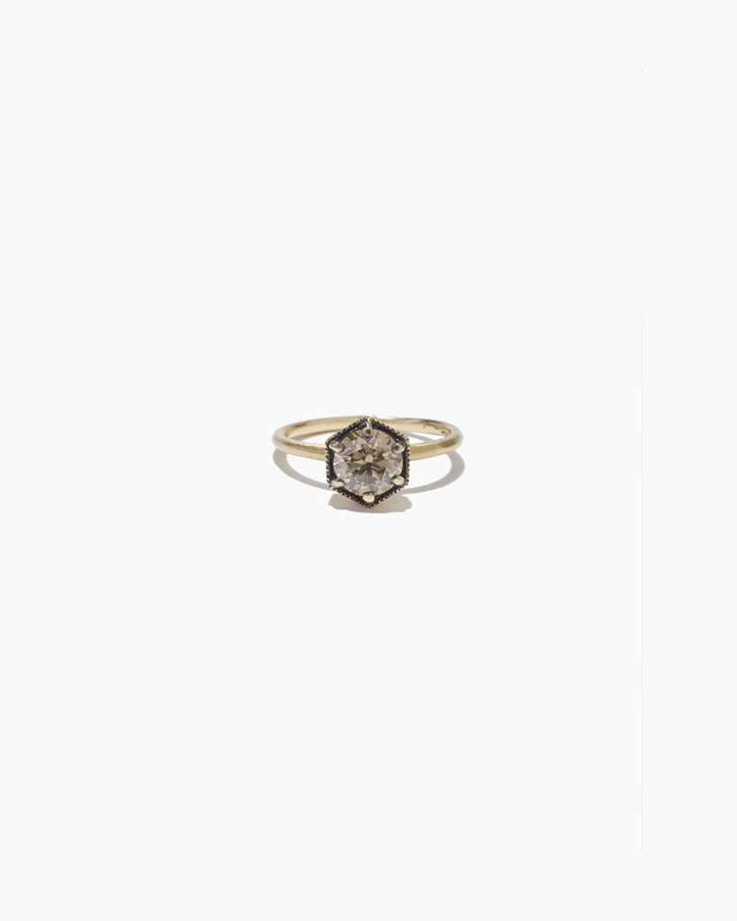 Large Brown Diamond Ring