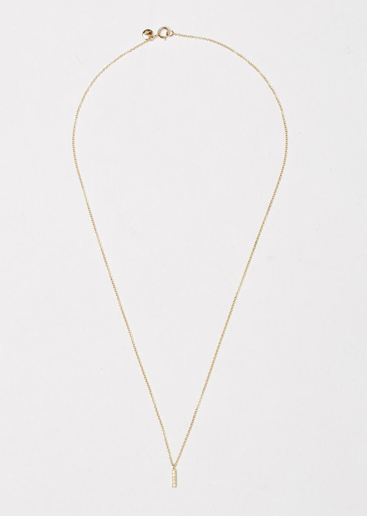 Diamond Bar Necklace