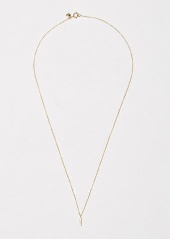 Diamond Bar Necklace