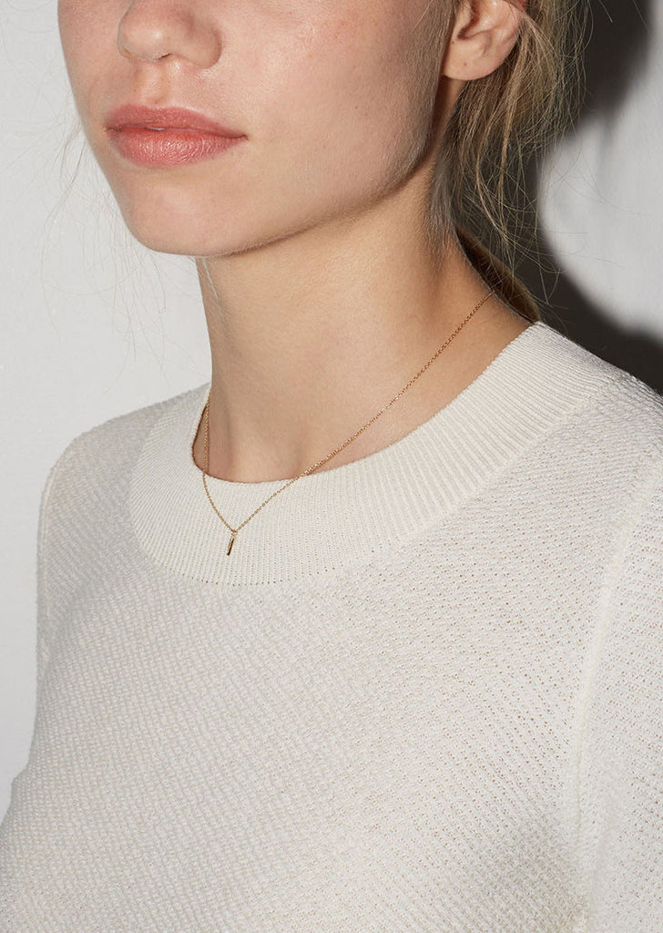 Diamond Bar Necklace