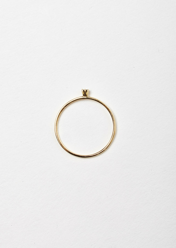 Baby Black Diamond Ring