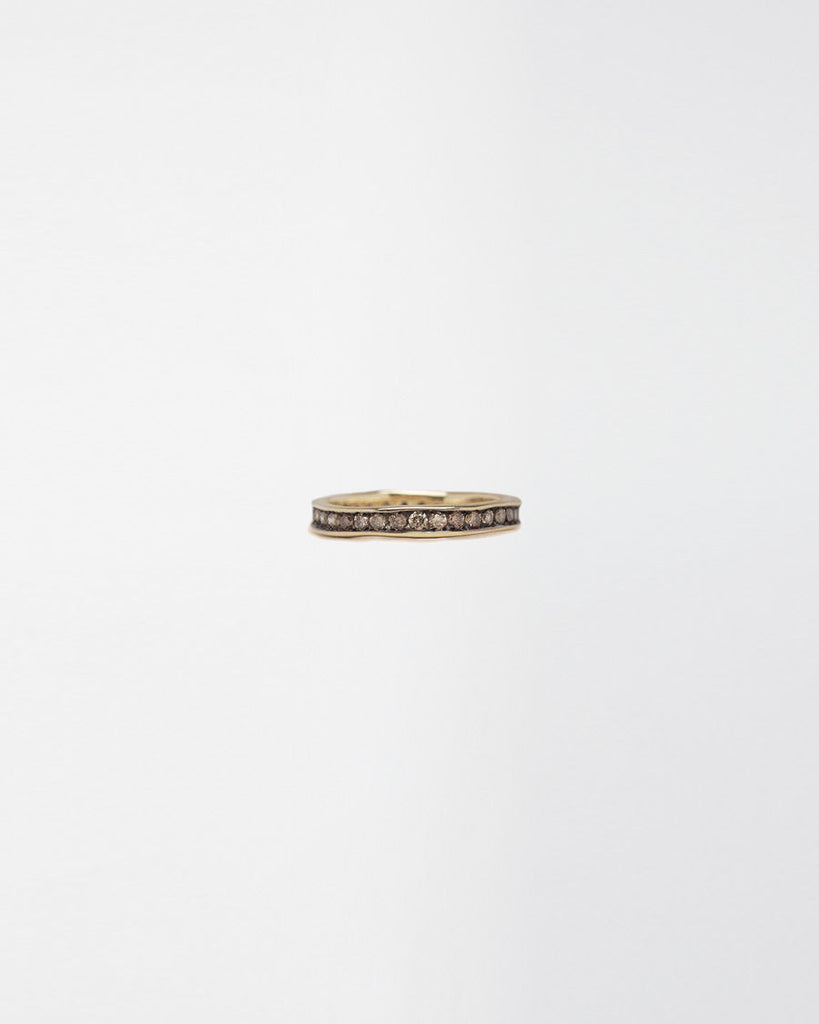 Cognac Diamond Eternity Ring