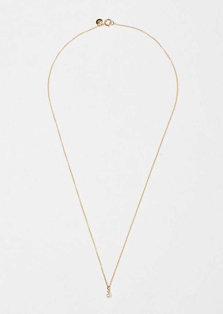 Diamond Pearl Necklace