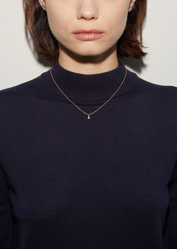 Diamond Pearl Necklace