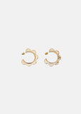 Scalloped Hoop Earrings