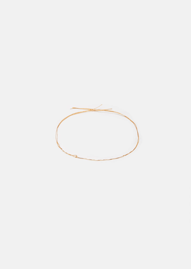 Gold Filled Box Chain Wish Bracelet
