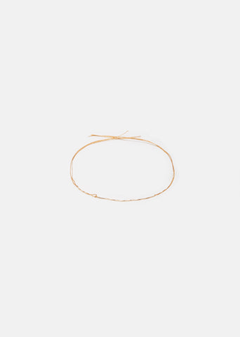 Gold Filled Box Chain Wish Bracelet