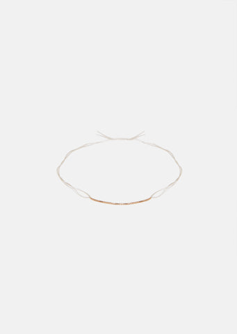 Gold Filled Box Chain Wish Bracelet