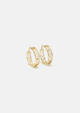 Small Hoop Cutout Earrings