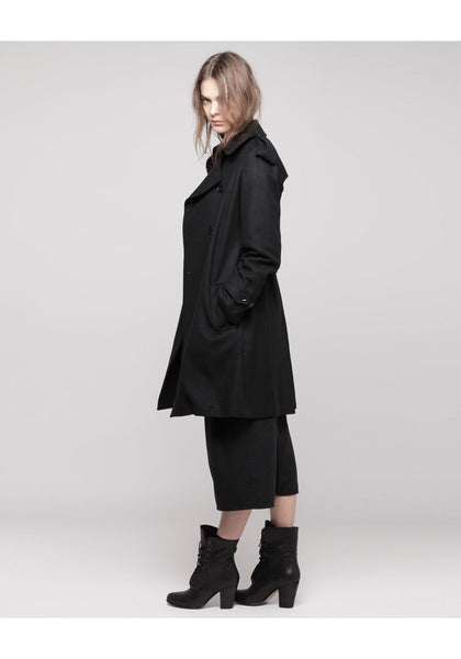 Wide belt Trench coat – L'AUBE BLANC