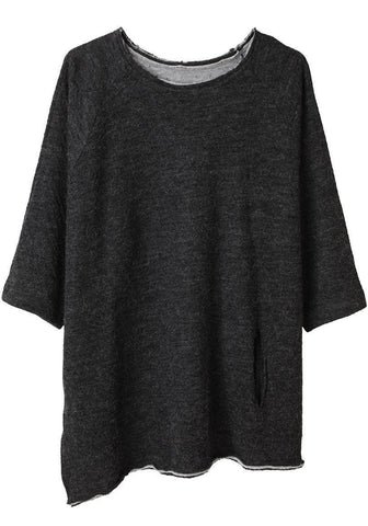 Unbalanced Raglan Pullover