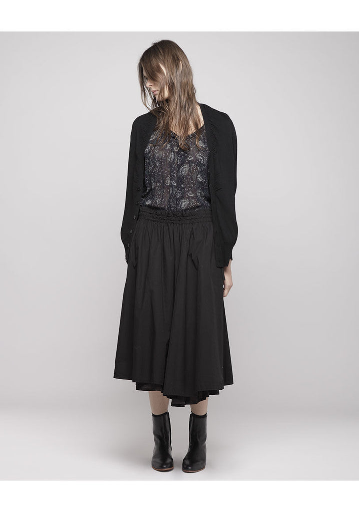 Cardigan with Ruched Detail