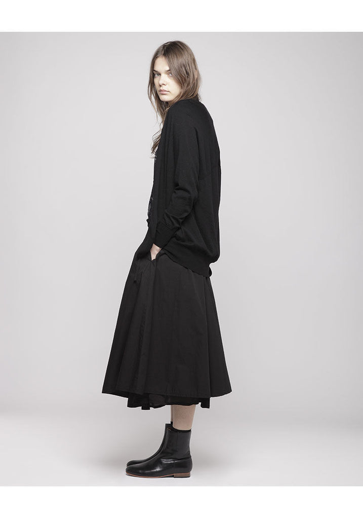 Cardigan with Ruched Detail