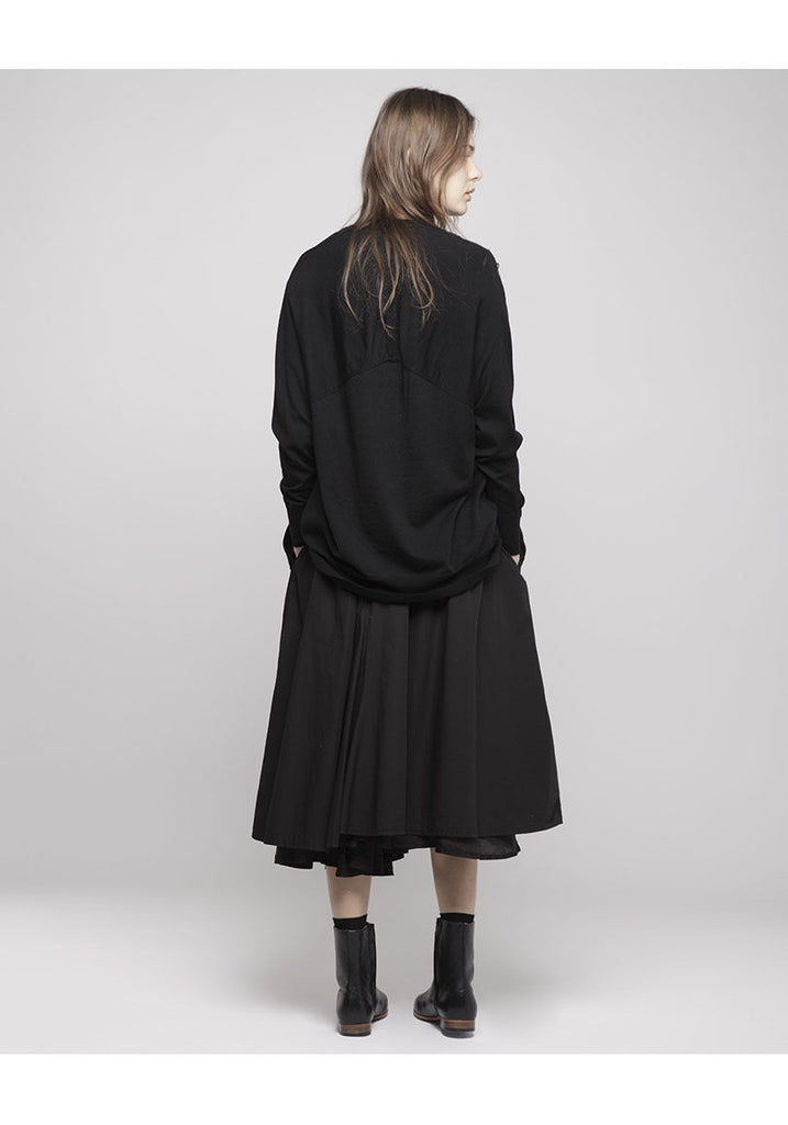 Cardigan with Ruched Detail