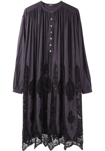 Cut Lace Shirtdress