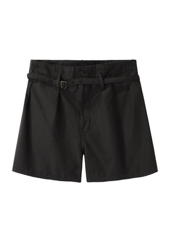Double Waisted Pleat Front Shorts