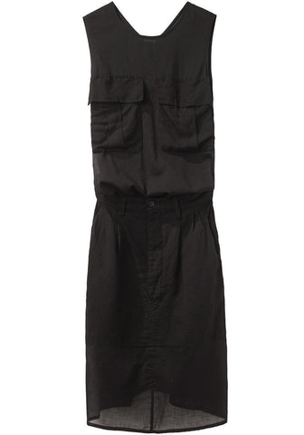 Sleeveless Dress with Pockets