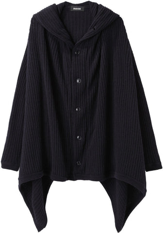Wool Rib Knit Jacket
