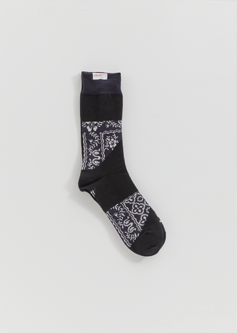 Patterned Patchwork Socks