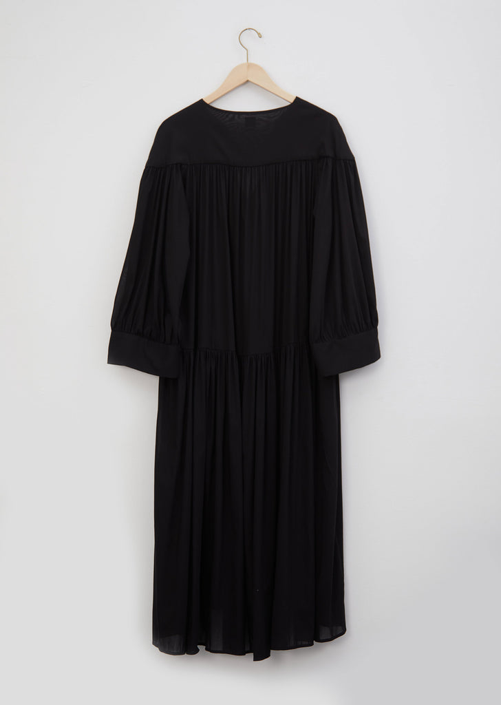 Alassio Ruffle Dress — Black