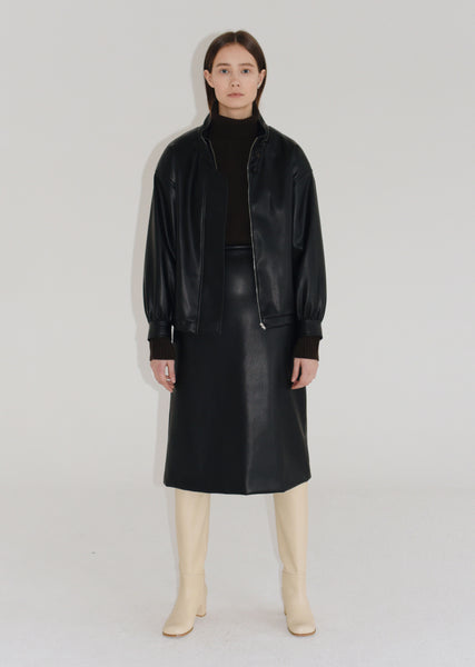 Vegan Leather Blouson – La Garçonne