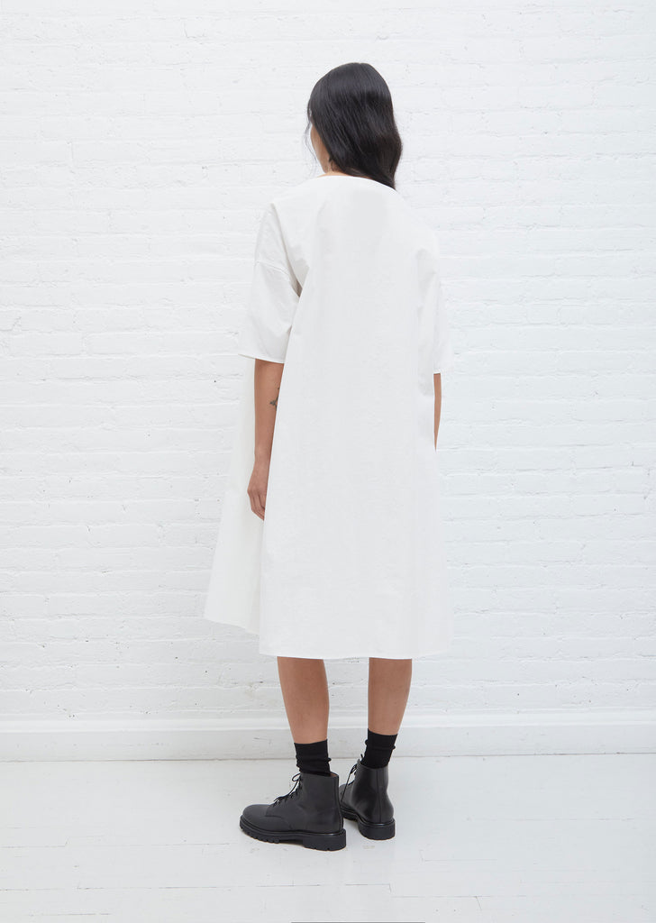 Cotton Boatneck Dress