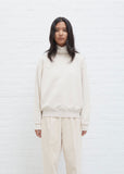 Mock Neck Sweat Shirt — Light Pink