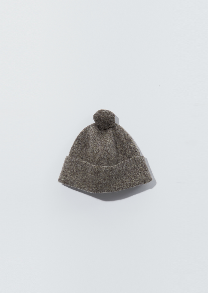 Felted Hat — Pebble