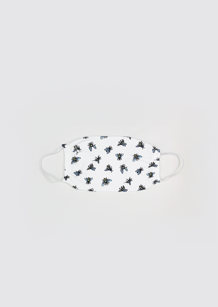 Bee Mask — White