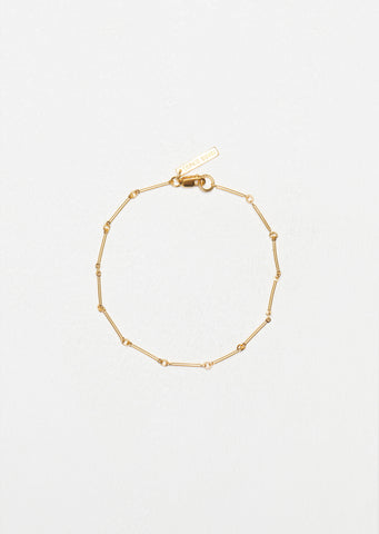 Bar Chain Bracelet — Gold
