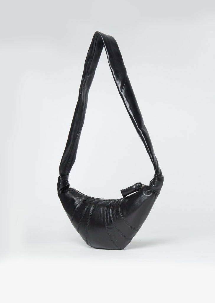 Small Croissant Bag — Black