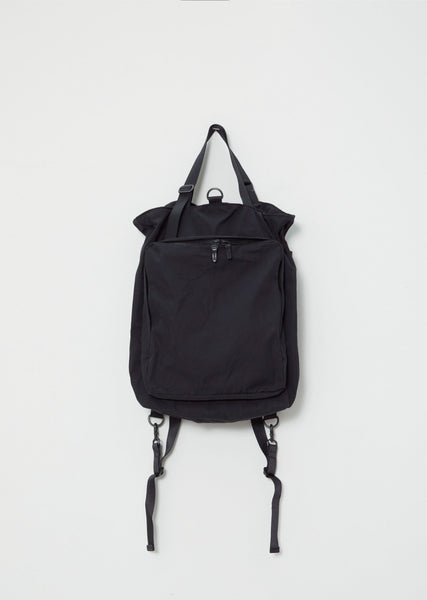 Gabardine 2-Way Backpack — Black - OS / Black