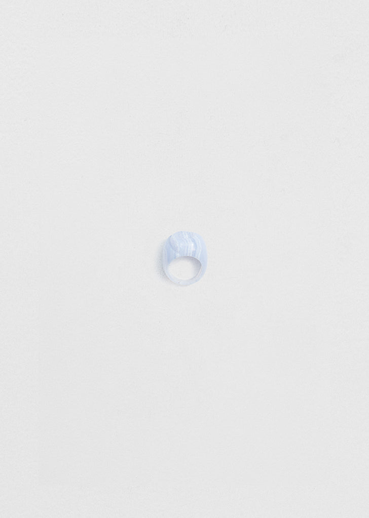 Chalcedony Nautilus Ring