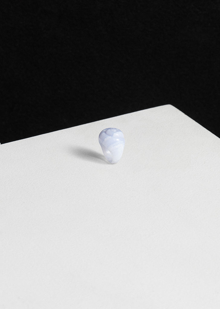 Chalcedony Nautilus Ring