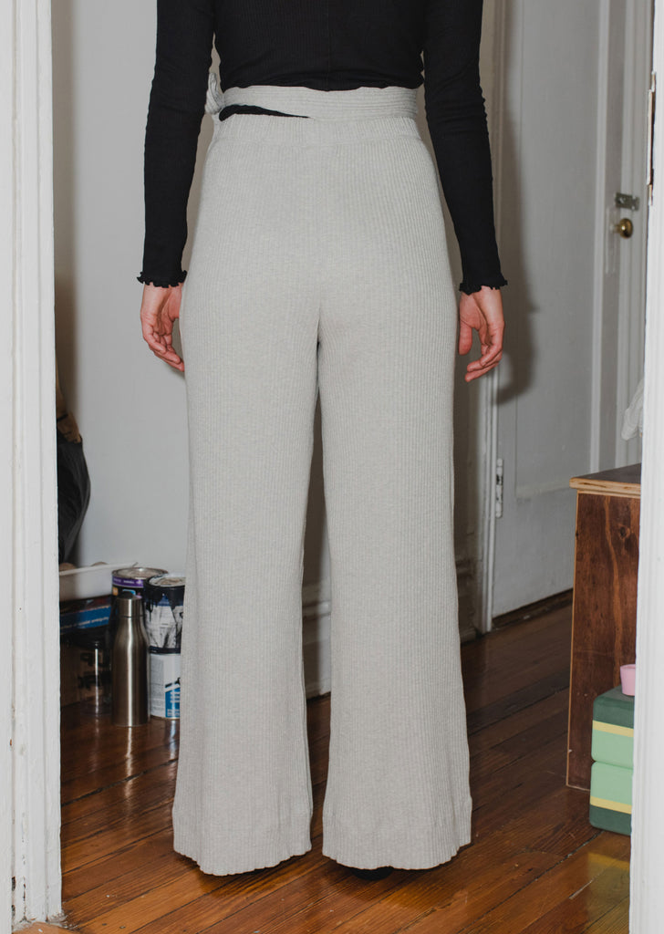Lhasa Fleece Organic Cotton Rib Pants