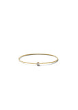 One Stone Hoop Bracelet