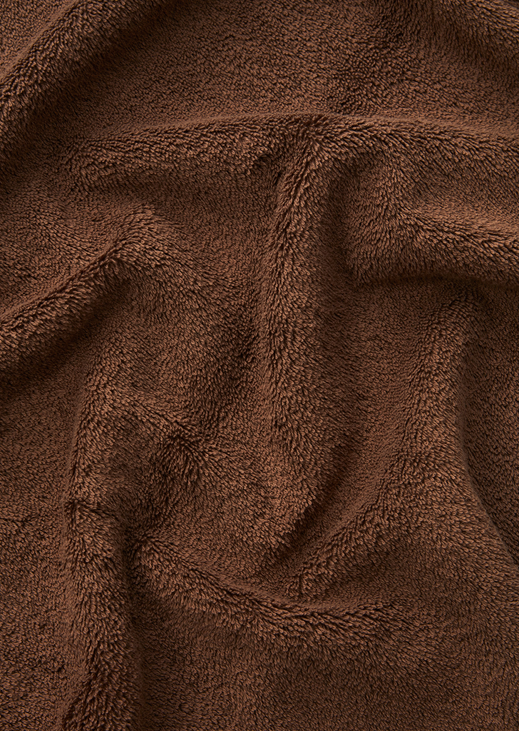 Solid Terry Hand Towel — Kodiak Brown