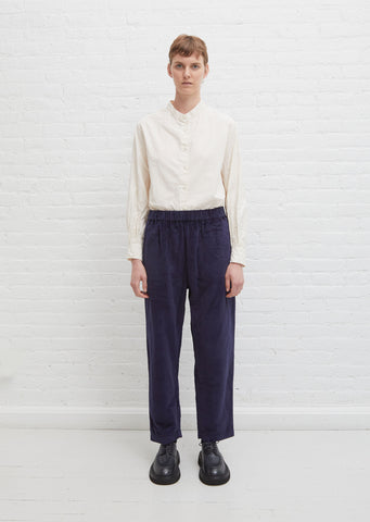 Cotton & Linen Velvet Fab Pant