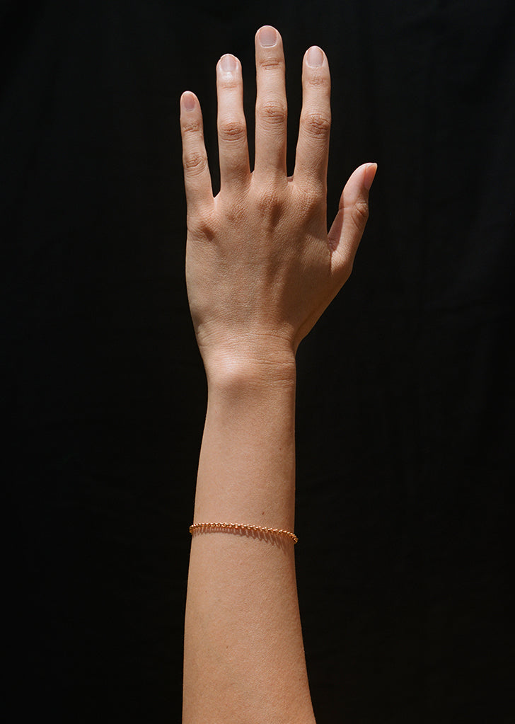 Gold Nage Chain Bracelet