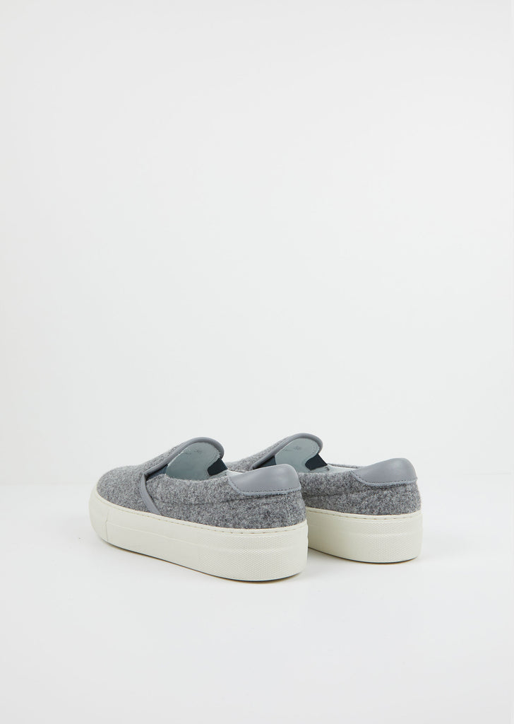 Fargo Felted Wool Sneakers — Grey