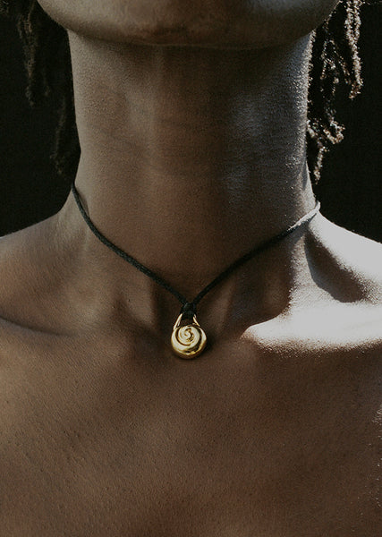 Gold Nautilus Choker