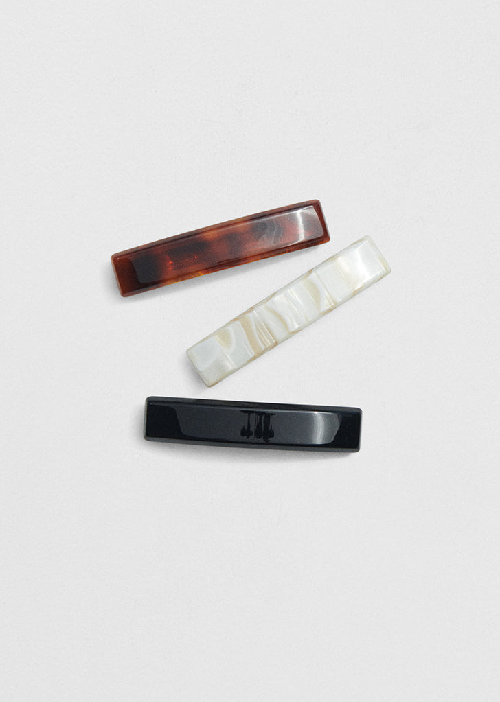 Medium Monceau Clip — Noir
