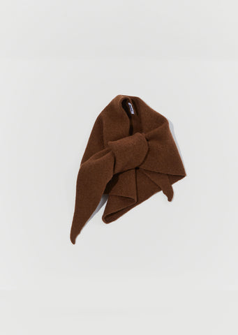 Lambswool Scout Scarf — Conker