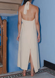 Dour Silk Apron Dress