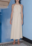 Dour Silk Apron Dress