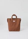 Cotton Canvas Utility Tote — Mocha Brown
