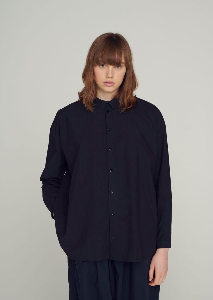The Draughtsman Poplin Shirt — Flint
