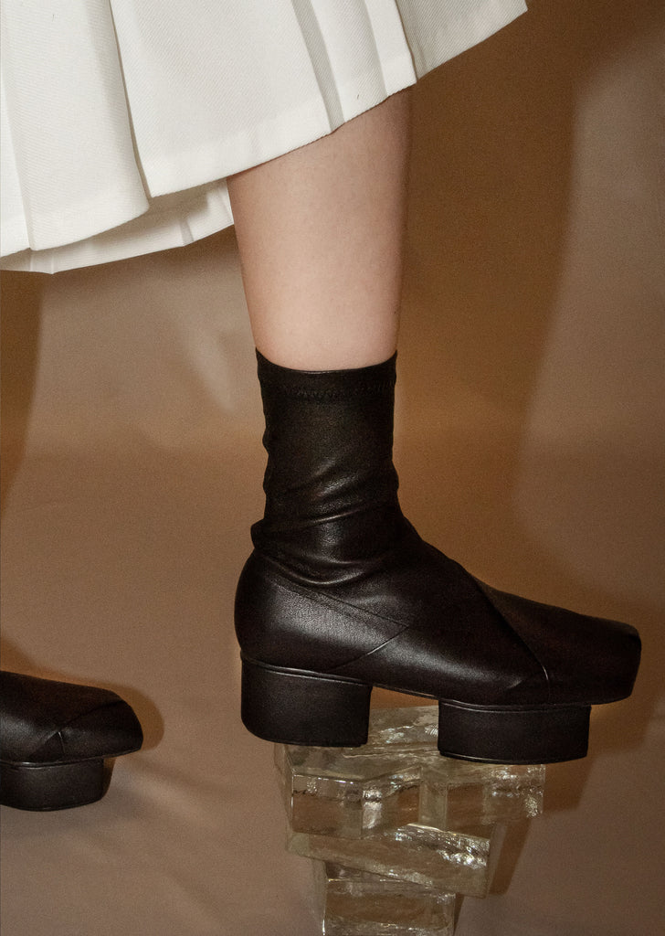 Block Heel Boot