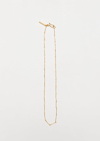 Bar Chain Necklace — Gold