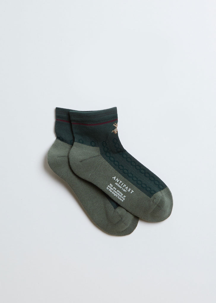 Compression Cotton Socks — Green